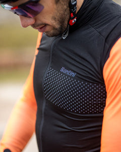 Guard Nimbus Wind/Water Proof Cycling Rain Vest Black by Santini
