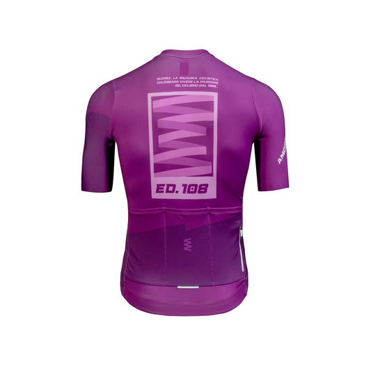 2025 Giro d'Italia Maglia Ciclamino 2.5 Mens Avant Short Sleeve Cycling Jersey by Suarez
