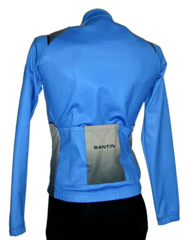 K2 Softshell Windproof Mens Cycling Jacket in Blue by Santini