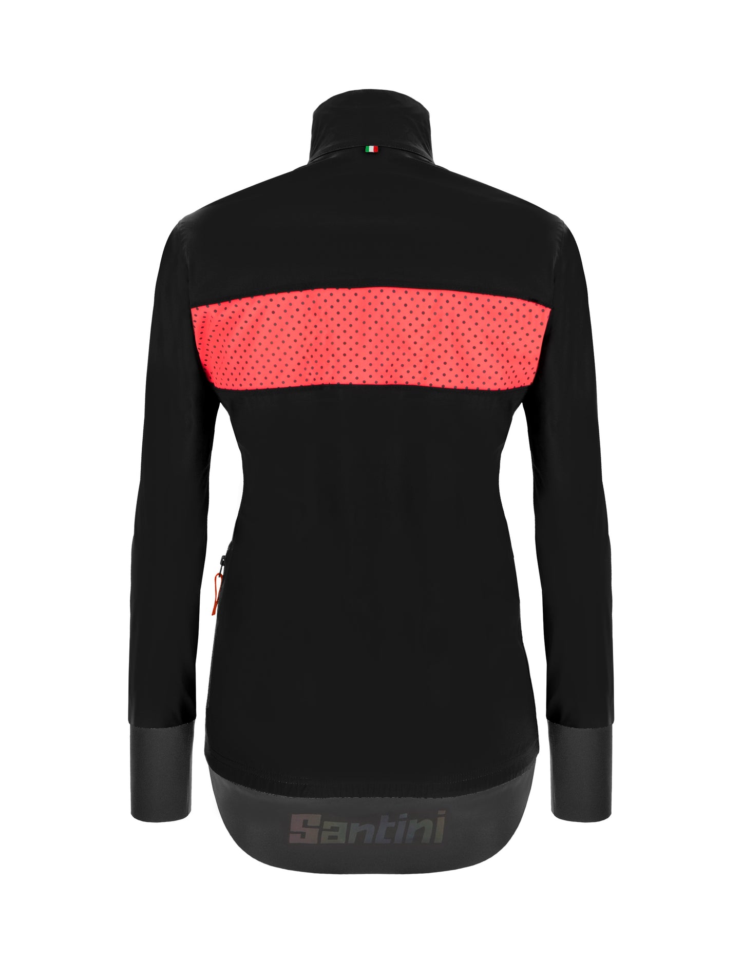 GUARD MERCURIO - Cycling RAIN JACKET Black / Pink by Santini