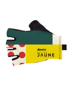 Maillot Jaune Combination Leader Cycling Gloves by Santini