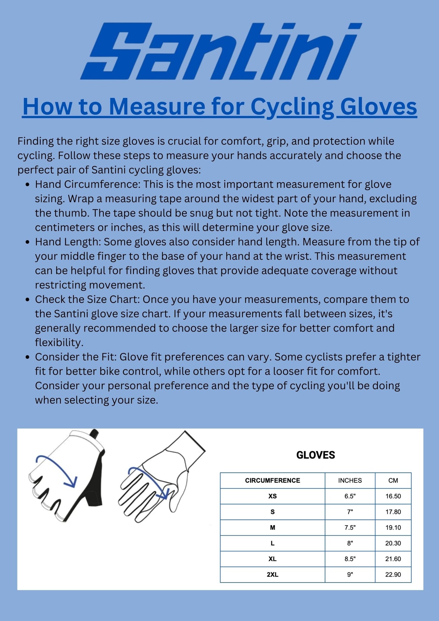 Official 2025 Tour de France Grand Depart Lille Gloves by Santini
