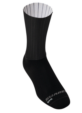 Aero Cycling Socks High Profile 7 inch in Black by Suarez