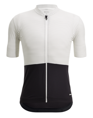 Colore Riga Mens Short Sleeve Jersey White by Santini
