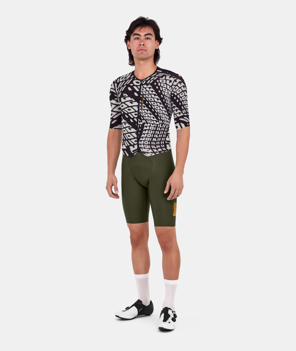 MADSS Mens Skinsuit in Black by Santini | Cento Cycling