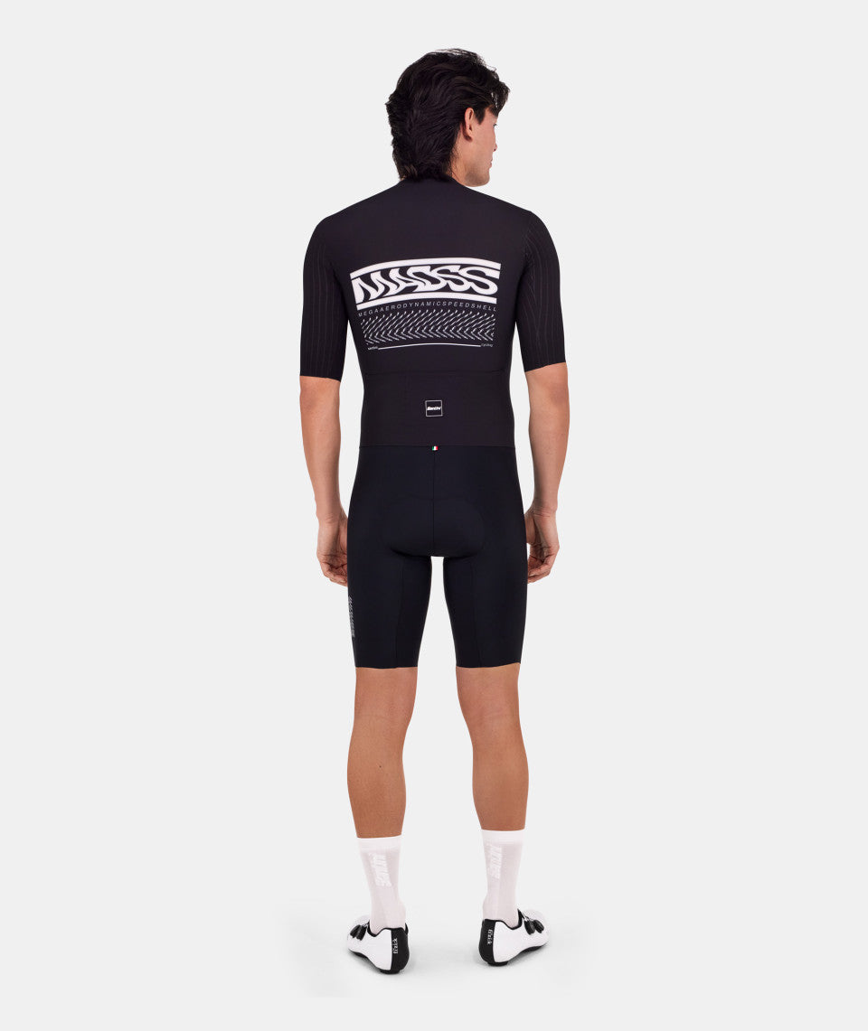 MADSS Mens Skinsuit in Black by Santini | Cento Cycling MADSS Mens Skinsuit in Black by Santini | Cento Cycling