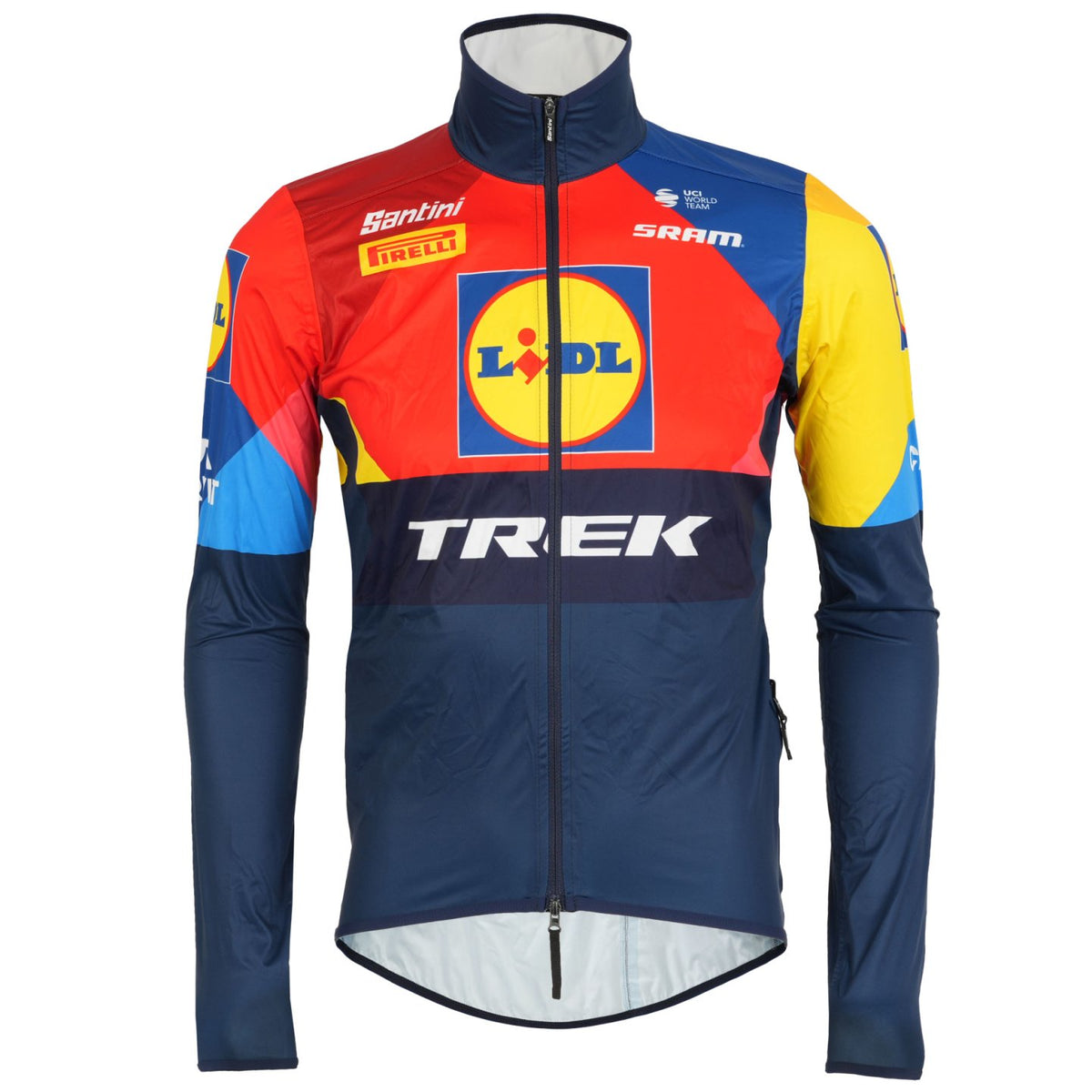 Lidl-Trek - PACKABLE WATERPROOF JACKET - by Santini | Cento Cycling