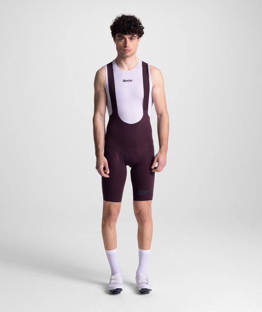 UNICO EDGE – MEN’S BIB SHORTS - Burgundy