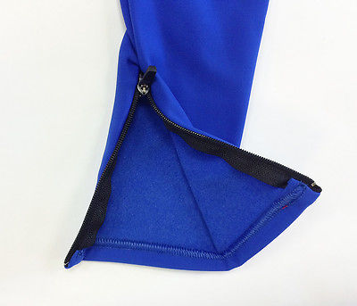 No Logo Super Roubaix Cycling Leg Warmers in Royal Blue by GSG
