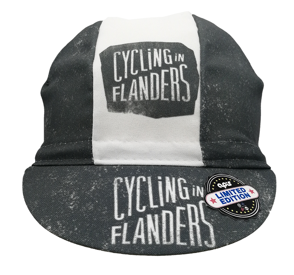 Cycling in Flanders Cobblestones Cycling Cap by Apis