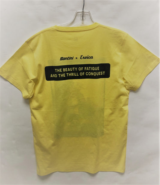 Eroica Epoca T-Shirt Yellow by Santini