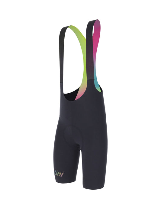 2022 Santini Mens Unico Bib Shorts in Black | Cento Cycling