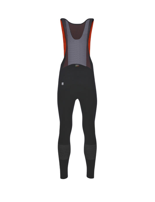 Nuhot Mens Bib Tights in Black by Santini