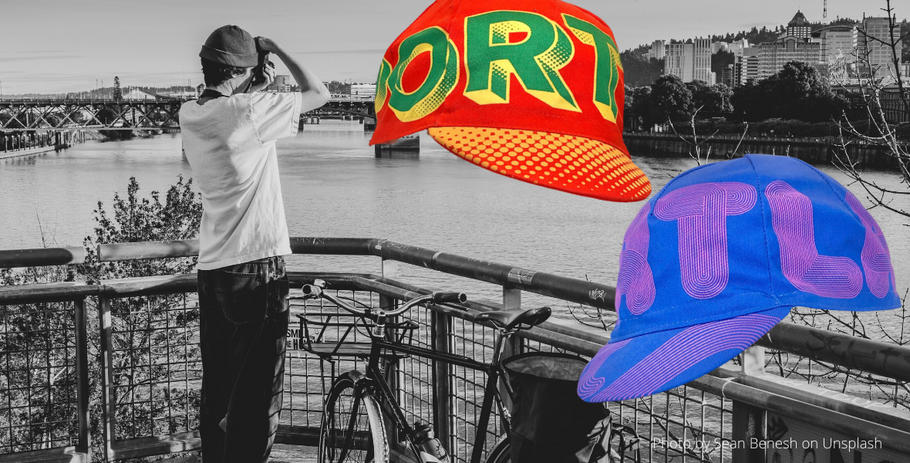 Cento Collaboration with Artist Raymi Damo Featuring the 'Portland Wrap' Cycling Cap