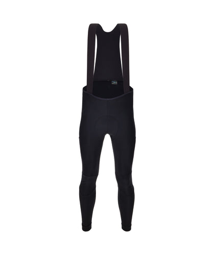 Cargo Mens Bib Tights in Black by Santini