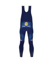 Official 2025 Lidl-Trek Race Kit Mens Bib Tights Blue by Santini