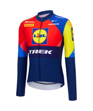 Official 2025 Lidl-Trek Mens Long Sleeve Cycling Jersey by Santini