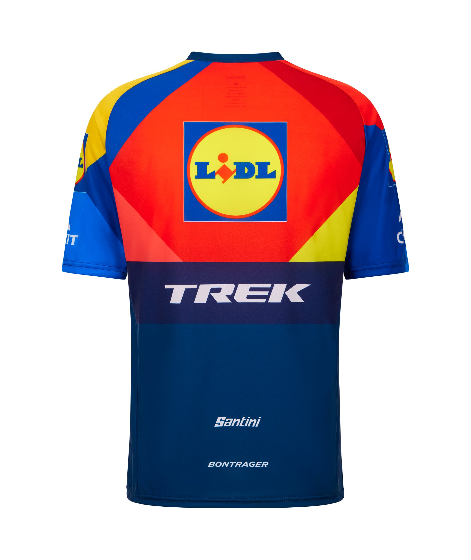 支給品　Tシャツ　Lidl TREK　サイクルジャージ　リドルトレック Lidl Trek Technical T-Shirt - by Santini – Cento Cycling