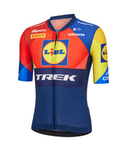 Official 2025 Lidl-Trek Fan line Short Sleeve Mens Cycling Jersey by Santini