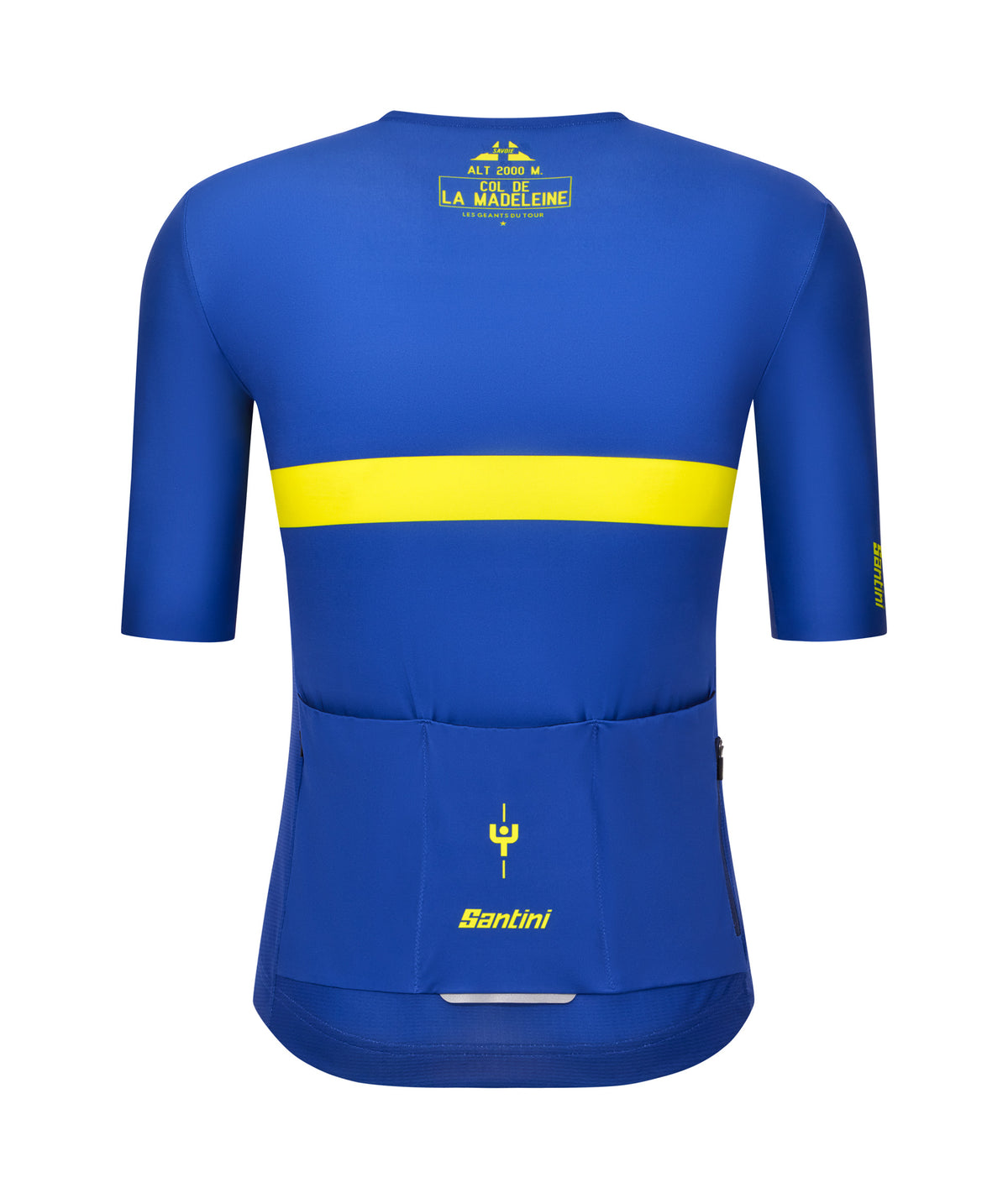 Official 2025 Tour de France MAILLOT JAUNE COL DE LA MADELEINE Unisex Jersey by Santini