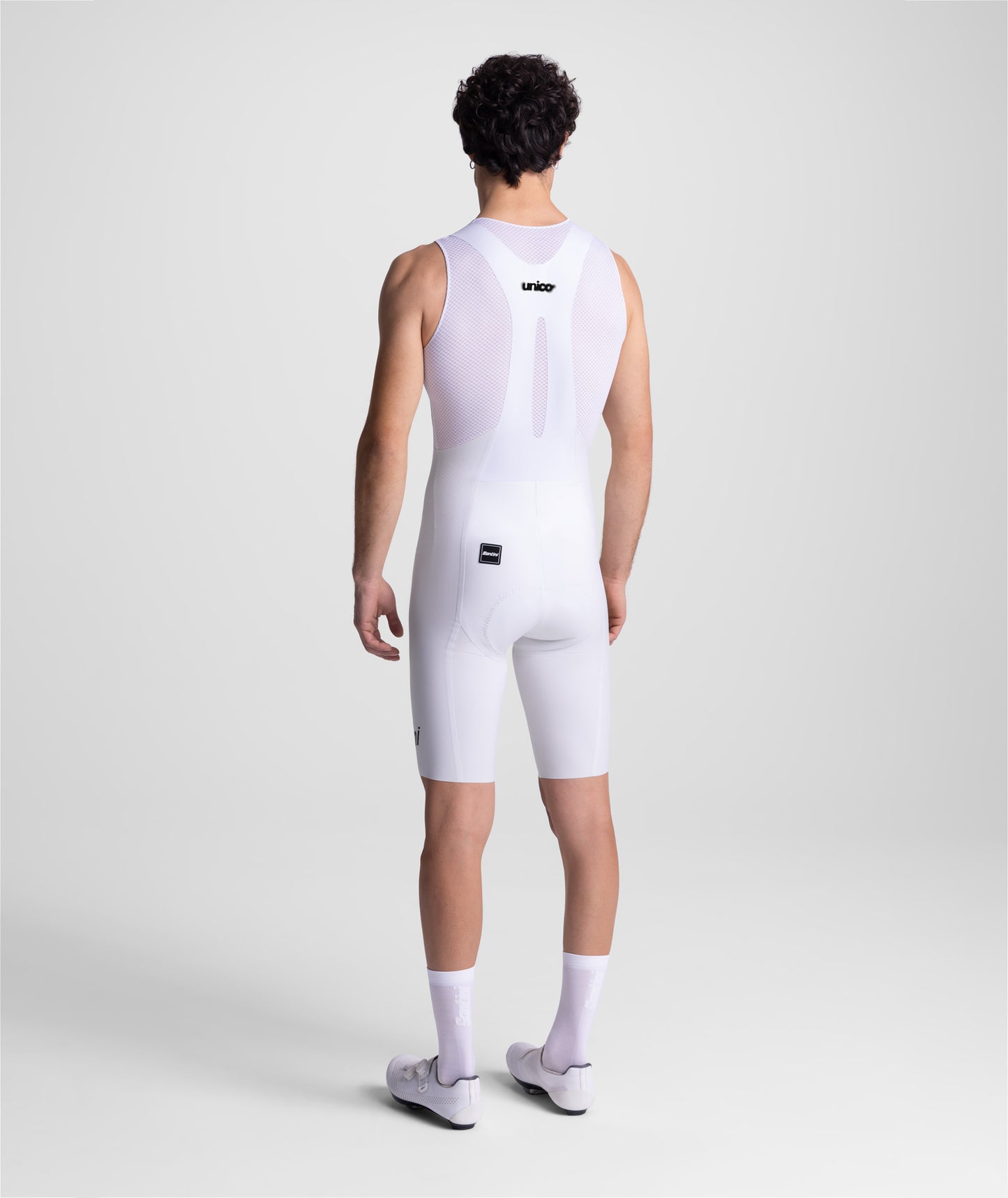 UNICO EDGE  2026 MEN’S BIB SHORTS - White