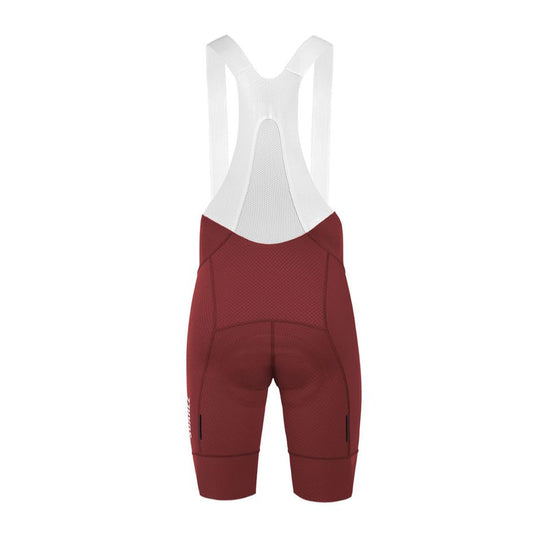 Men's Cycling Bibshorts Hard Red 2.4 by Suarez | Cento Cycling