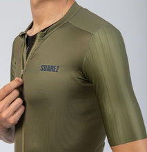 Mens Short Sleeve Jersey Performance Shade Olive 2.4 by Suarez