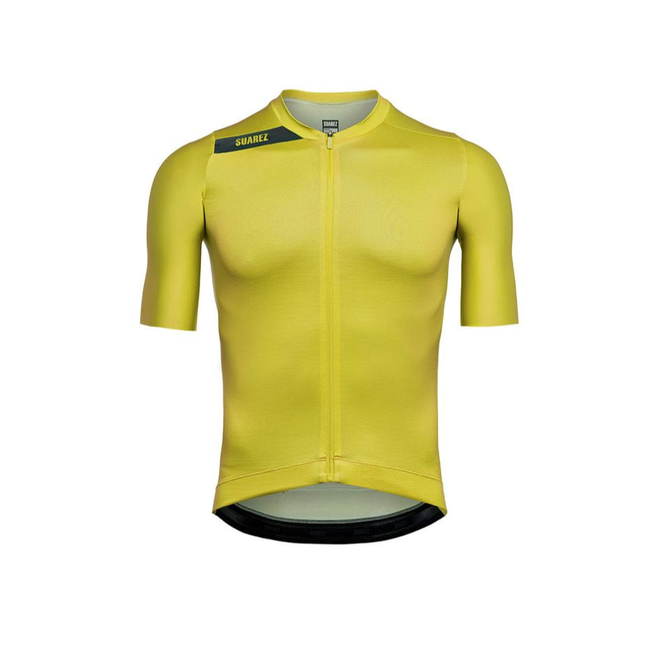 Men's Avant Cycling Jersey Solid Mango Mint Short Sleeve Cycling Jersey by Suarez | Cento Cycling