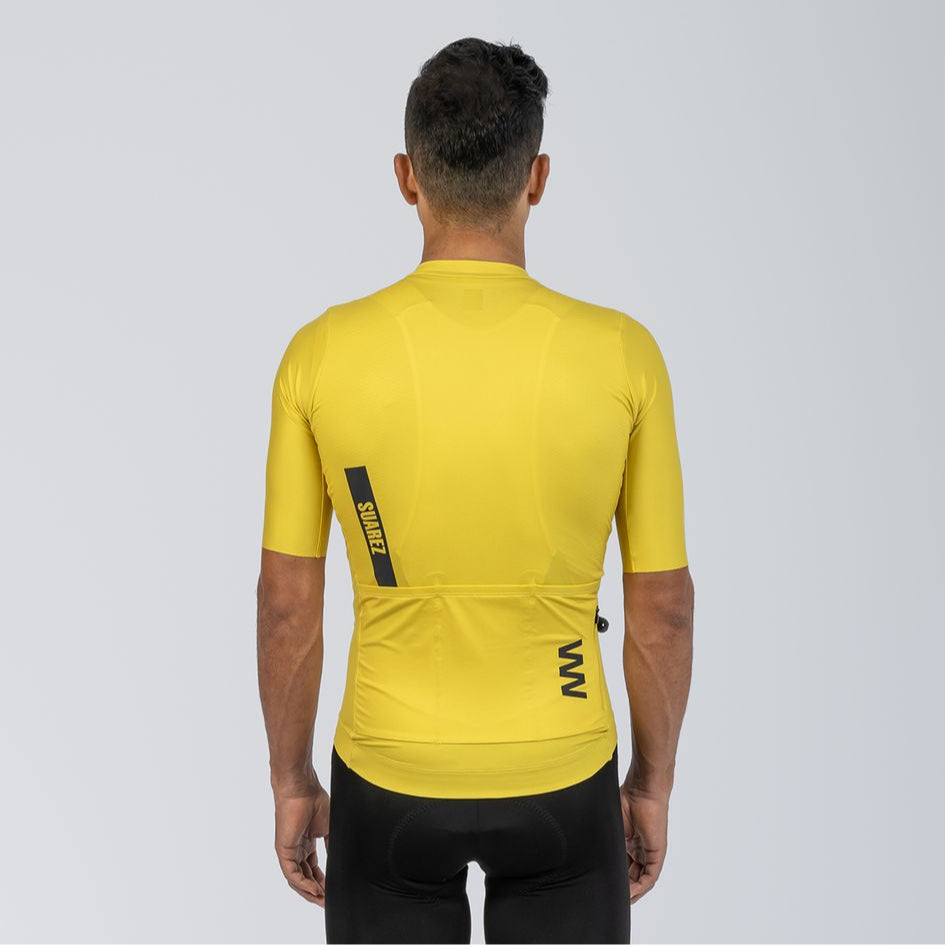 Men's Avant Cycling Jersey Solid Mango Mint Short Sleeve Cycling Jersey by Suarez | Cento Cycling