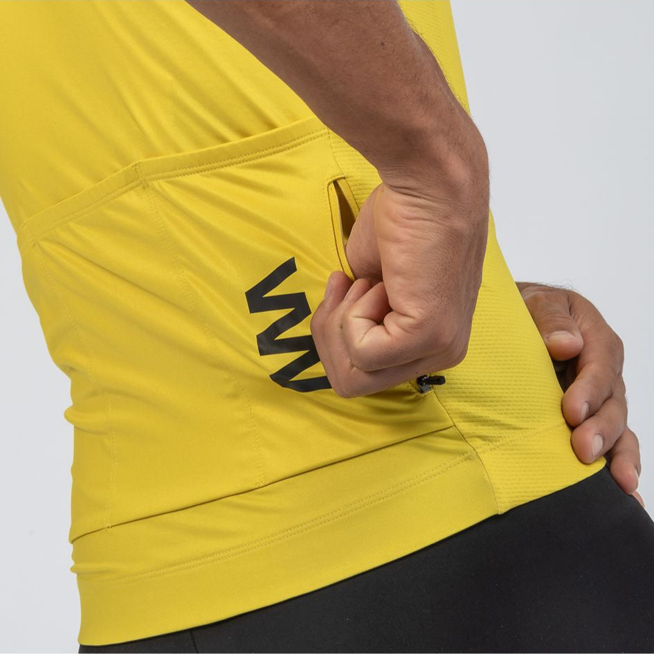 Men's Avant Cycling Jersey Solid Mango Mint Short Sleeve Cycling Jersey by Suarez | Cento Cycling