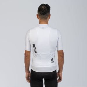 Men's 2025 Avant Short Sleeve Cycling Jersey Solid Chalk 2.5 by Suarez