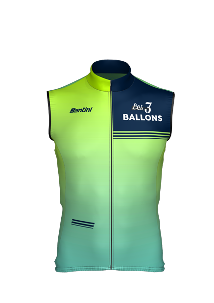 3 Ballons Gran Fondo Nebula Windproof Cycling Vest