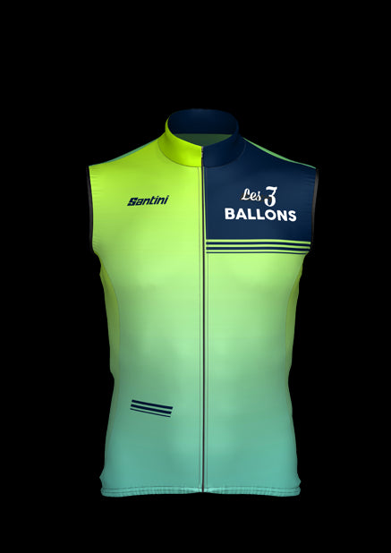 3 Ballons Gran Fondo Nebula Windproof Cycling Vest