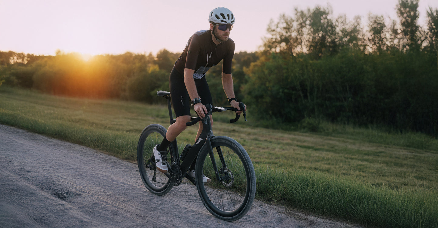 Mens Cargo Bibshorts Black by Santini