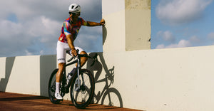 Unico Edge Mens Bib Shorts White by Santini