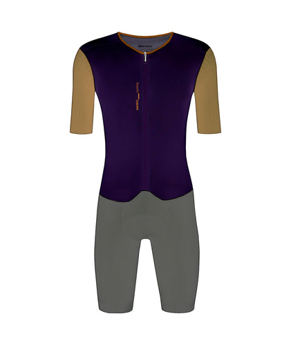 MADSS V5 Mens Skinsuit in Purple/Grey by Santini