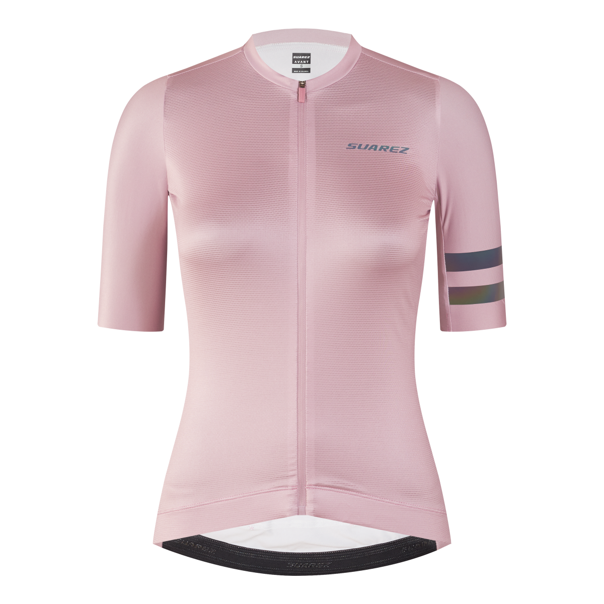 Solid Womens Avant Short Sleeve Cycling Jersey Opal by Suarez