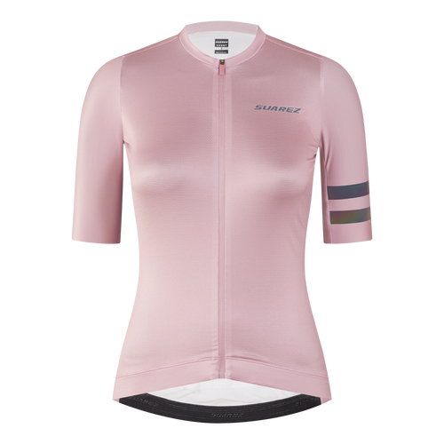 Solid Womens Avant Short Sleeve Cycling Jersey Opal by Suarez