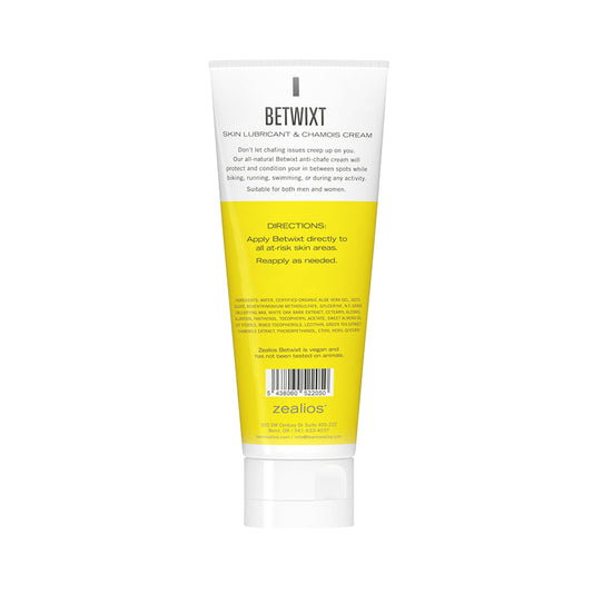 Zealios Betwixt Athletic/Cycling Chamois Cream 4 oz (118 ml)