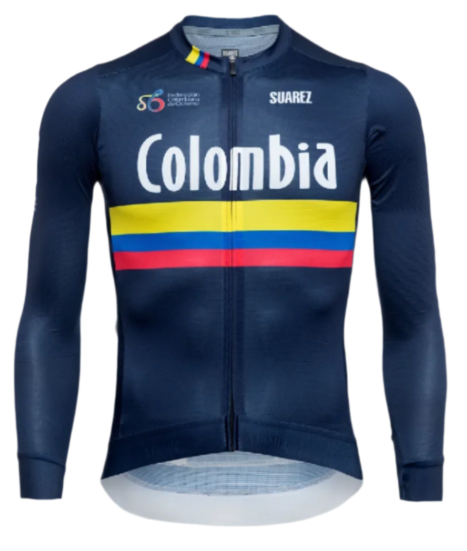 Colombian Federation Mens Performance Long Sleeve Jersey LA by Suarez