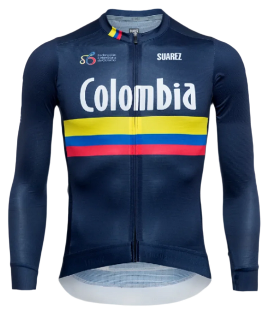 Colombian Federation Mens Performance Long Sleeve Jersey LA by Suarez