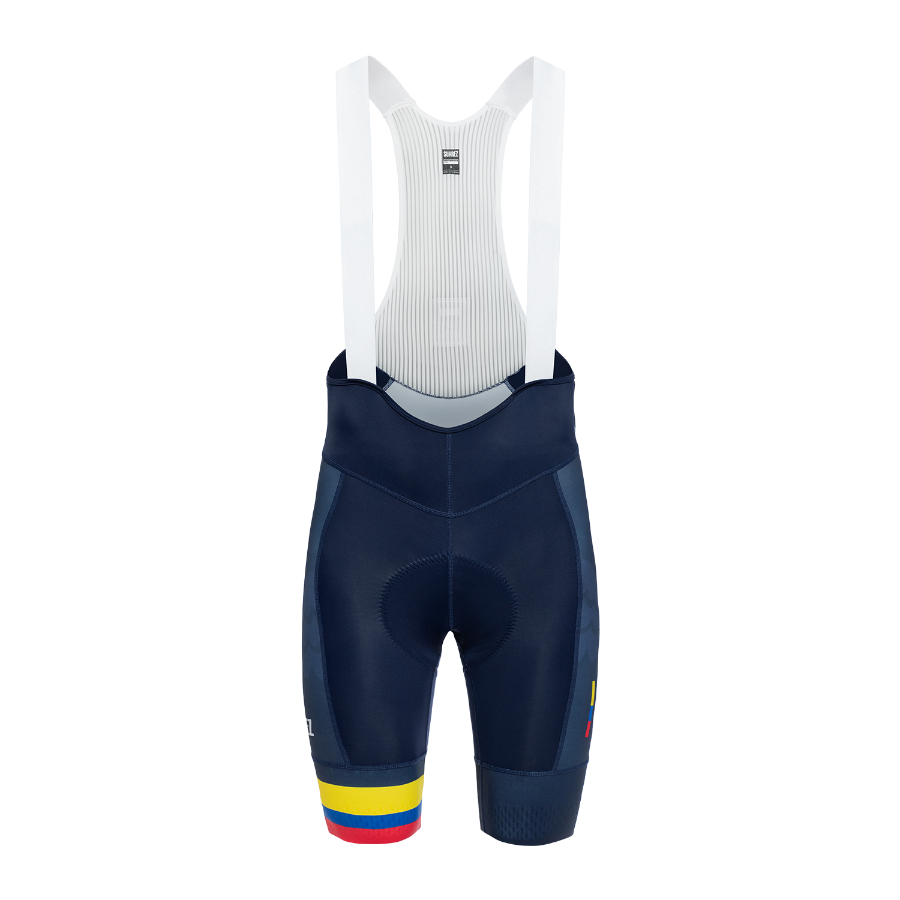 2024 Colombian Federation Mens Performance Bib Short by Suarez