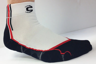 X L.E. Low Profile Cycling Profile Cycling Socks Red/Black by Cannondale