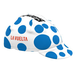 Official 2025 La Vuelta Espana Polka Dot KOM Climbers Cycling Cap by Santini