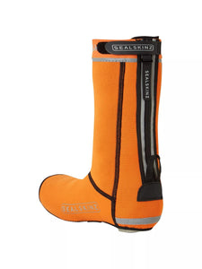 Caston All Weather Open Sole Cycle Overshoe Orange by Sealskinz