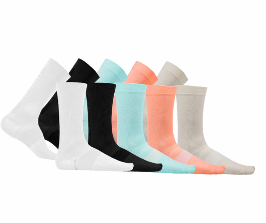 Real 2.5 - 7" High Profile Cycling Socks