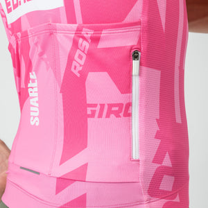 2025 Giro d'Italia Maglia Rosa 2.5 Mens Avant Short Sleeve Cycling Jersey by Suarez
