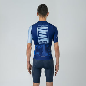 2025 Giro d'Italia Maglia Azzurra 2.5 Mens Avant Short Sleeve Cycling Jersey by Suarez