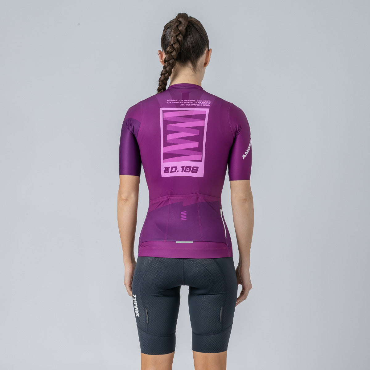 2025 Giro d'Italia Maglia Ciclamino 2.5 Womens Avant Short Sleeve Cycling Jersey by Suarez