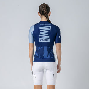 2025 Giro d'Italia Maglia Azzurra 2.5 Womens Avant Short Sleeve Cycling Jersey by Suarez